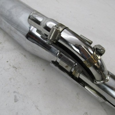 Harley Davidson OEM Chrome Right Hand Exhaust Muffler w/ Header Pipe 6