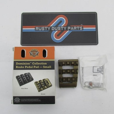Harley-Davidson OEM NOS Dominion Small Brake Pedal Pad Kit Bronze 5060