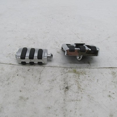 Harley Davidson OEM Chrome Rubber Brake + Shifter Pads Set 42476-95 34