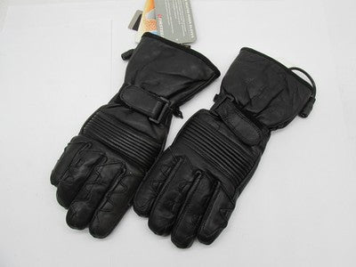 First Gear Agrotex Heated Leather Motorcycle Riding Gloves Womens M Me