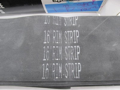 Lot of 9 Drag Specialties 16" X 3.1" Wheel Rim Strips with Center Hole