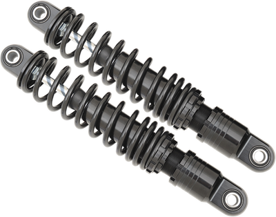 Drag Specialties Premium Ride-Height Adjustable Shocks 12" Black 1310-