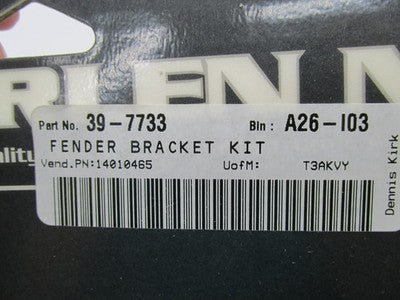 Arlen Ness NOS Harley Fender Relocation Bracket Kit 21" #39-7733