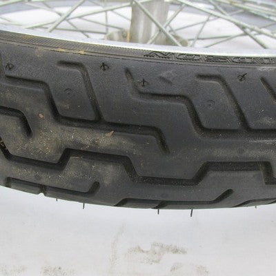 Harley OEM 21x2.15x3/4" Laced Front Wheel Single Disc Rotor 43557-00 4