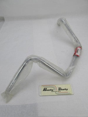 Flanders Chrome Handlebars Wide Center Ape Style Knurled Dimpled DS-30