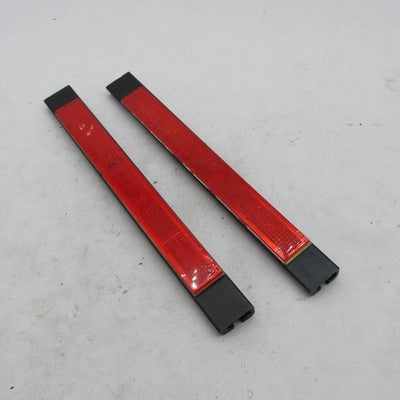 Pair of Harley Davidson OEM Saddlebag Red Latch Reflectors 15A1A