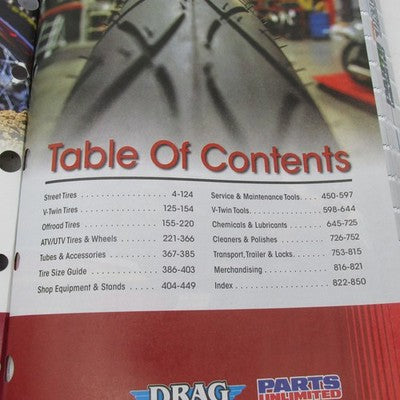 Parts Unlimited Drag Specialties 2024 Tire & Service Dealer Catalog 99
