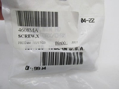 Lot of 10 Harley Genuine OEM NOS Chrome Button Head Torx Screws 4608MA