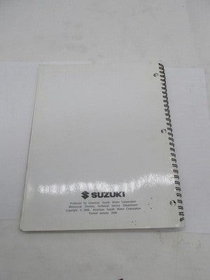 Suzuki Factory 2006 New Model Technical Update Seminar Manual 99923-15