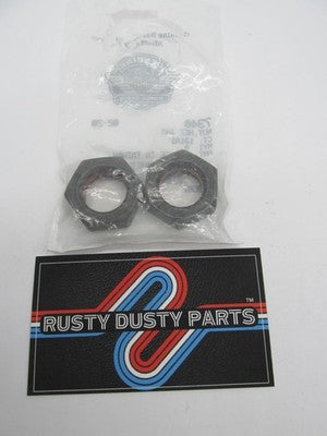 Lot of 2 Harley-Davidson OEM NOS Transmission Hex Jam Nuts 7340