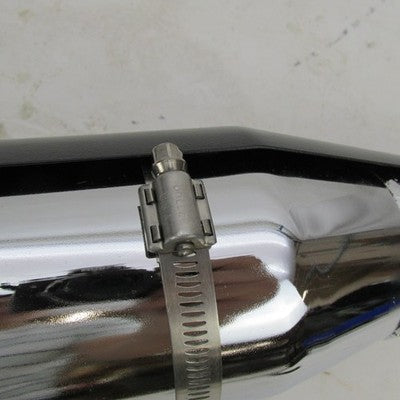 Harley Davidson OEM Stock Blunt Cut Single Muffler with Blk Heat Shiel