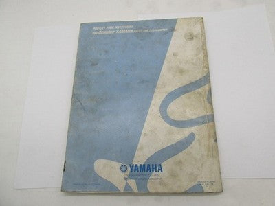 Yamaha Official Factory YZ125M1 Owner's Service Manual Book LIT-11626-