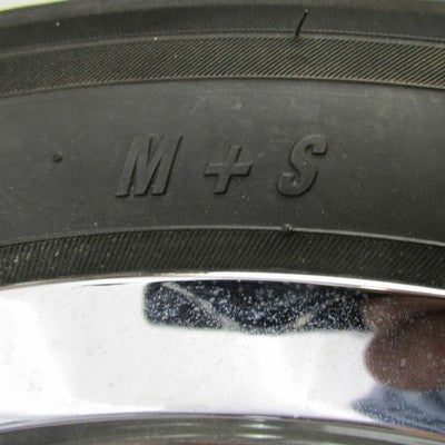 Pair of Milanni 15" x 6.5" Chrome Trike Wheel Tri Glide 185/60R15 Tire
