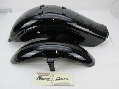 Harley-Davidson 2008-17 FXDF Vivid Black Front and Rear Take Off Fende
