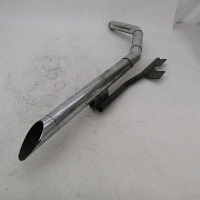 Harley Vance & Hines Chrome Straight Shots Exhaust Muffler Pipe w/ Mou