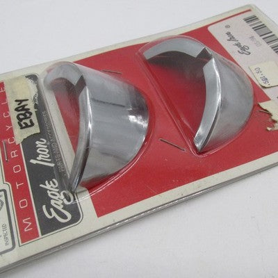 Eagle Iron Harley Davidson OEM NOS Chrome Turn Signal Lens Visors 6778