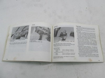 Kawasaki Official Factory 1996 KX125 KX250 KX500 Owner's Manual 99920-