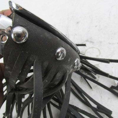 Harley OEM Half-Moon Bullseye Rider Floorboards w/ Studded Fringe 5059