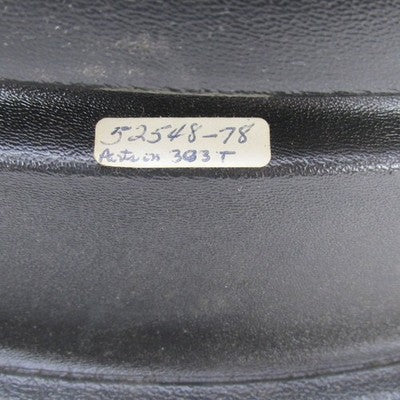 Vtg Harley Davidson OEM NOS Black Leather Passenger Backrest Shovlhead