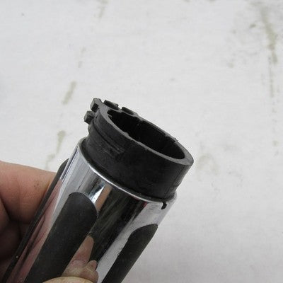 Pair of Harley Davidson OEM CVO Stealth Chrome/Rubber Handlebar Grips