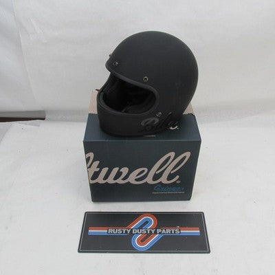 Biltwell NIB Gringo Large DOT Flat Black Factory Logo 1002-638-104 | 0