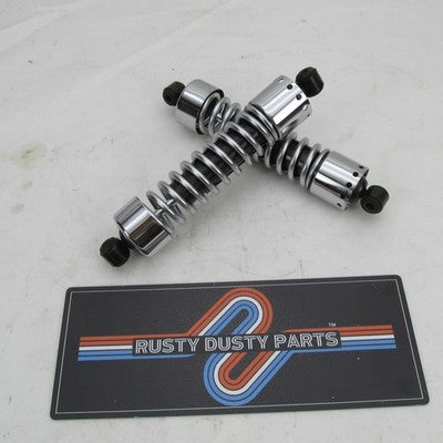 Harley-Davidson Genuine Stock 12.5" Rear Shock Absorbers Chrome Shocks