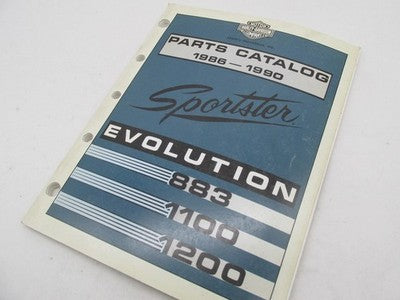 Harley Official Factory 1986-1990 Sportster Evo Evolution Parts Catalo