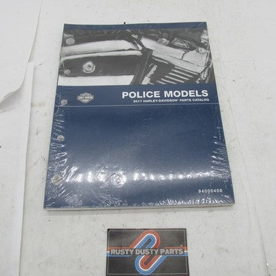 Harley Davidson Genuine NOS 2017 Police Models Parts Catalog Official