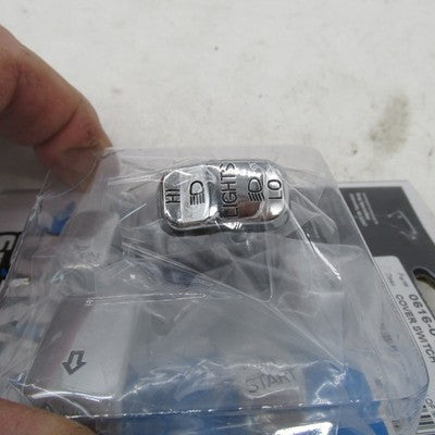 Drag Specialties 96-13 Harley Chrome Switch Cap Kit *Damaged Button* 0