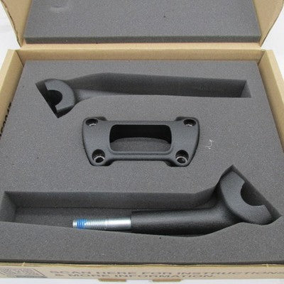 Harley Davidson Genuine Stock Fat Bob Textured Handlebar Risers Black