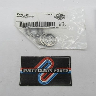 Lot of 5 Harley Davidson Genuine NOS Transmission Shaft Spacer Bearing