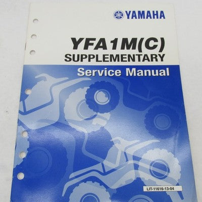 Yamaha YFA1M(C) Supplementary Service Manual LIT-11616-13-04