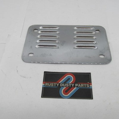 Harley-Davidson Chrome Slotted License Plate Base Plate