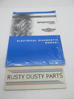 Harley-Davidson OEM NOS 2003 Sportster Electrical Diagnostic Manual 99