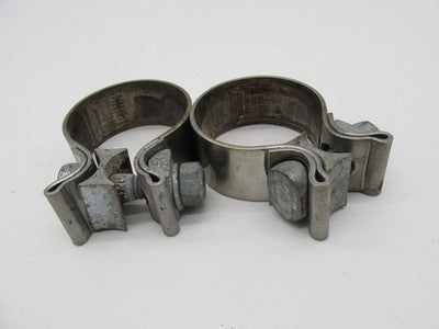 Pair of Harley Davidson Genuine 1.75" Exhaust Muffler Clamps