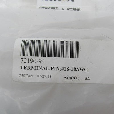 Lot of 15 Harley-Davidson OEM NOS 16-18 AWG Terminal Pins 72190-94