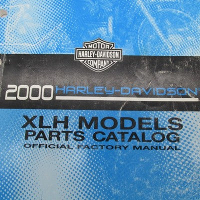Harley Davidson Official Factory 2000 XLH Models Parts Catalog 99451-0