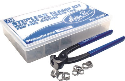 Motion Pro Stepless Fuel Lines Fitting Clamp Kit 12-0083