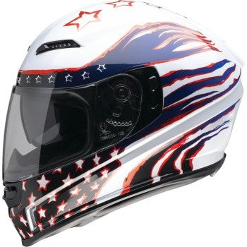 Z1R Jackal Patriot Helmets Red/White/Blue Md 0101-15414