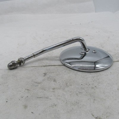 Harley Davidson Genuine OEM Chrome Short Stem Round Mirror Left Side 9