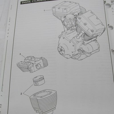 Harley Davidson OEM 2000 Police Models Supplement Factory Manual 99545