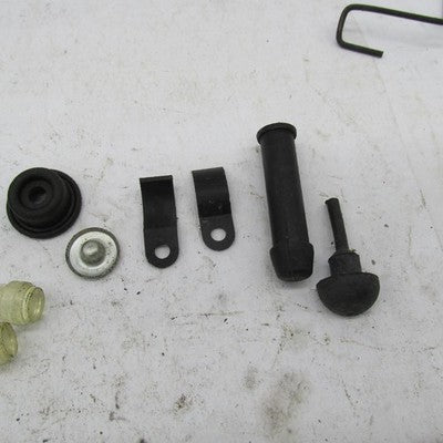 Large Mixed Lot of Vintage Brake Caliper Hardware and Reservoir Cylind