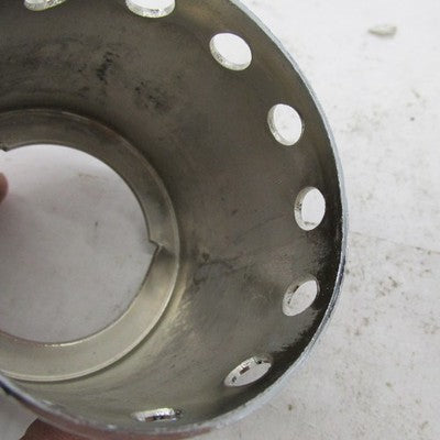 Pair of Harley Davidson OEM Chrome Rear Shock Top Chrome Covers 84+ FL