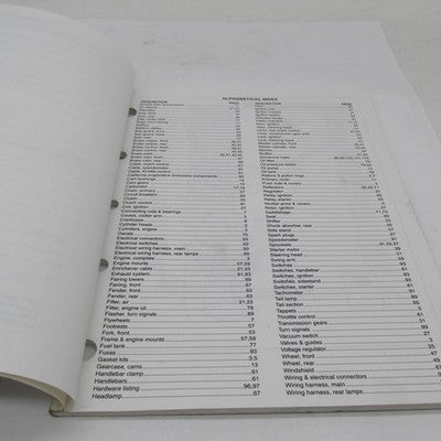 Harley Buell Official 1997-1998 S3/S3T Thunderbolt Parts Catalog 99570