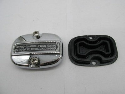 Harley Genuine OEM NOS Touring Rear Master Cylinder Cover Kit, Chrome