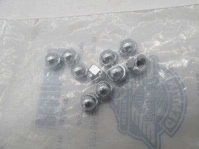 Lot of 10 Harley-Davidson Genuine NOS Chrome Acorn Nuts 67106-83
