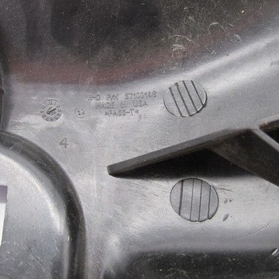 Harley-Davidson OEM Left-Side Front Lower Fairing Glove Box Frame Blac