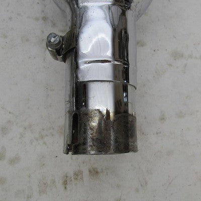 Pair of Harley Davidson Genuine Stock Chrome Exhaust Mufflers Pipes 65