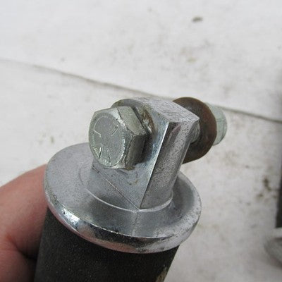 Pair of Harley Chrome and Foam Comfort Cushion Buddy Footpegs