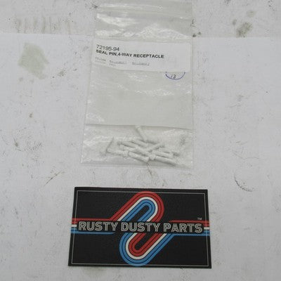 Lot of 12 Harley-Davidson OEM NOS 4-Way Receptacle Seal Pins 72195-94